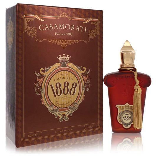 Casamorati 1888 perfume bottle and packaging on a white background