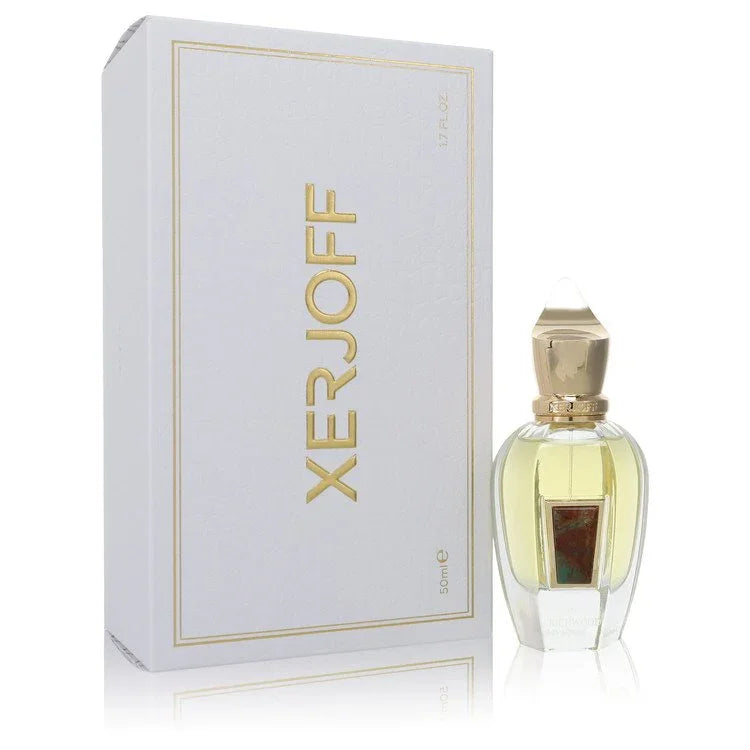 Xerjoff perfume bottle and packaging on a white background