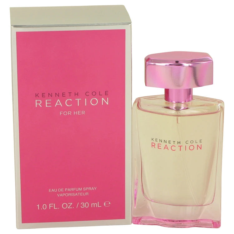 Kenneth Cole Reaction Perfume bottle - fresh fruity floral fragrance with grapefruit, mandarin, watermelon, orchid, white amber and musk