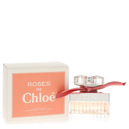 Chloé Roses De Chloé Perfume bottle — Rosey Citrusy Fresh women fragrance with bergamot, lemon, tarragon, litchi, Damask rose, white magnolia, and white musk