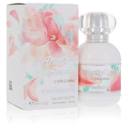 Cacharel Anais Anais Perfume bottle — Floral Green women's fragrance with hyacinth, lily of the valley, rose, lily, oakmoss, and sandalwood notes