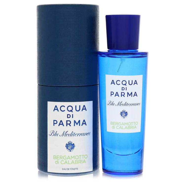 Acqua di Parma perfume bottle and packaging on a white background