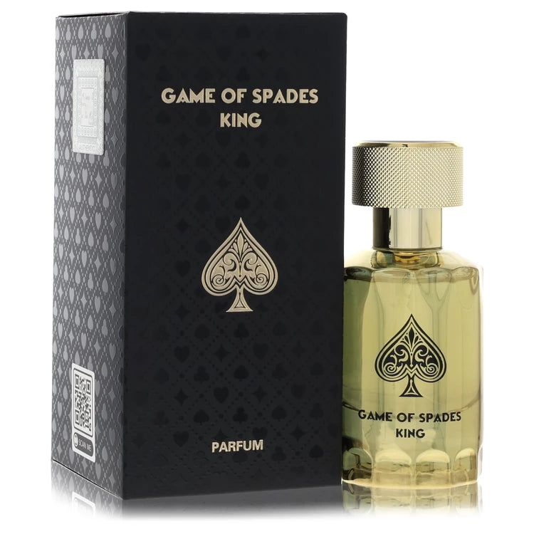 Jo Milano Game of Spades Trick Parfum bottle with Calabrian bergamot, lemongrass, geranium, mate tea, incense and white musk