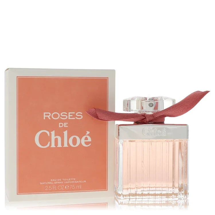 Chloé Roses De Chloé Perfume bottle — Rosey Citrusy Fresh women fragrance with bergamot, lemon, tarragon, litchi, Damask rose, white magnolia, and white musk