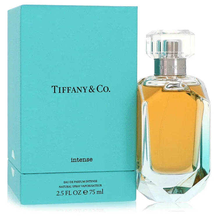Tiffany & Co. perfume bottle and packaging on a white background