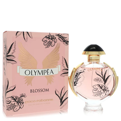 Olympea Blossom Perfume bottle - fruity rose women's fragrance with damask rose, pink pepper, black currant, pear sorbet and vanilla