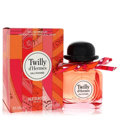 Twilly d'Hermes perfume bottle and packaging on a white background
