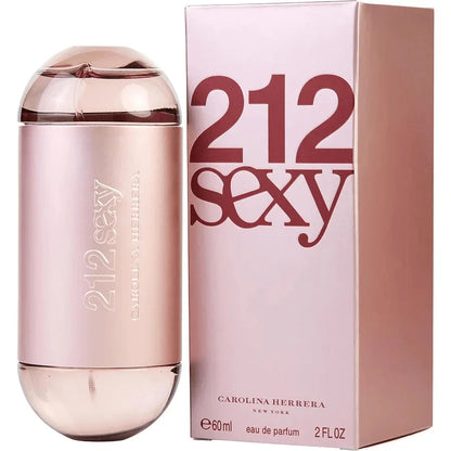 212 Sexy eau de parfum spray bottle and box, pink design, 60ml for women