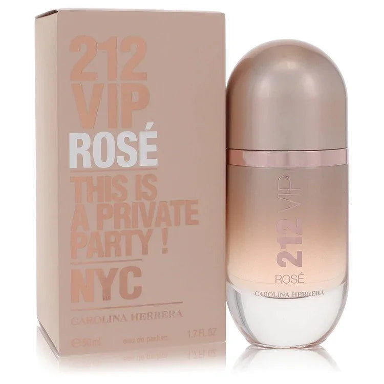 Carolina Herrera 212 VIP Rosé perfume bottle floral champagne fragrance 1.7 oz