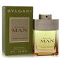 Bulgari Man Wood Neroli Eau de Parfum bottle and packaging on a white background