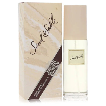 Coty Sand & Sable Perfume bottle — Fresh floral women fragrance with gardenia, green notes, peach, tuberose, jasmine, rose, ylang-ylang, musk, sandalwood, and cedar