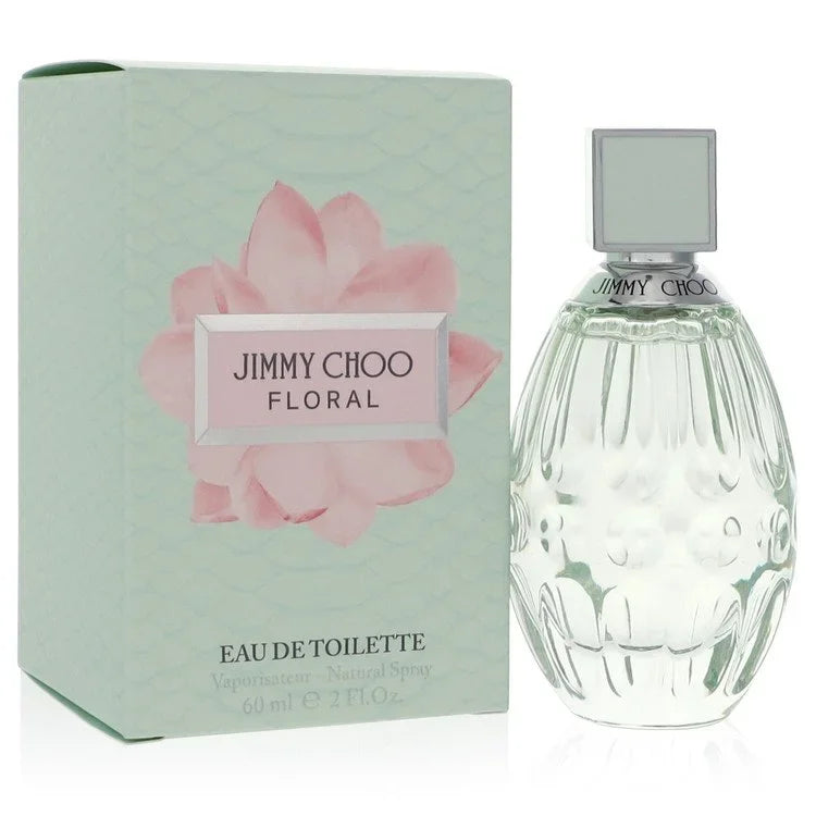 Jimmy Choo Floral Perfume bottle — Floral Fruity women's fragrance with bergamot, nectarine, magnolia, sweet pea, and ambroxan notes