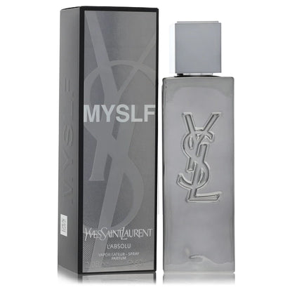 Yves Saint Laurent MYSLF L'Absolu bottle with bergamot, ginger, cardamom, orange blossom and patchouli
