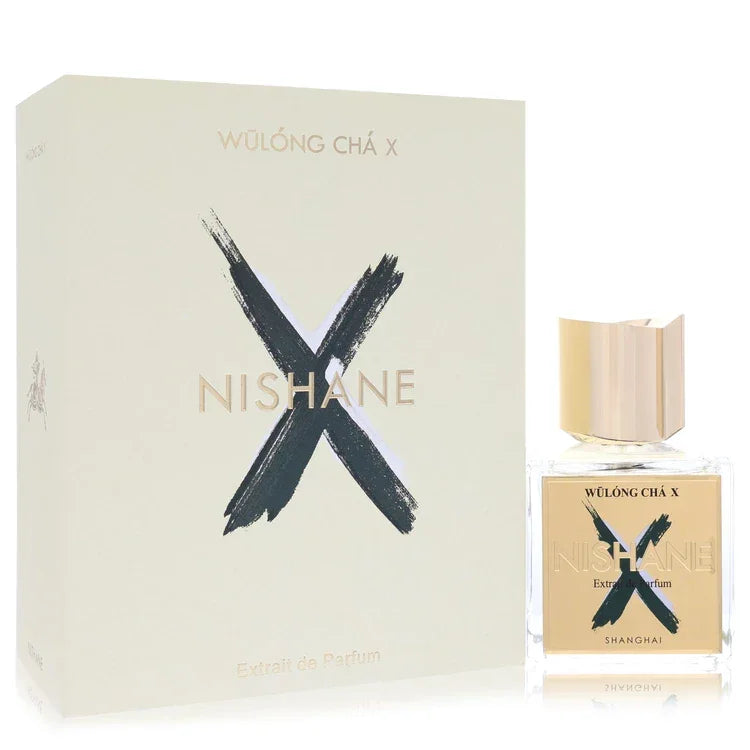 Nishane Wulong Cha X Cologne bottle — citrus aromatic fragrance with bergamot, orange, mandarin, litchi, tea, musk and fig
