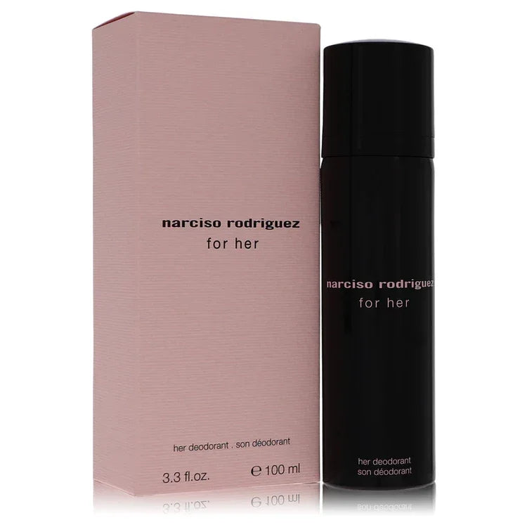 Narciso Rodriguez For Her Eau de Parfum bottle — Floral Woody Musky women's perfume with osmanthus, musk, amber, and vetiver notes