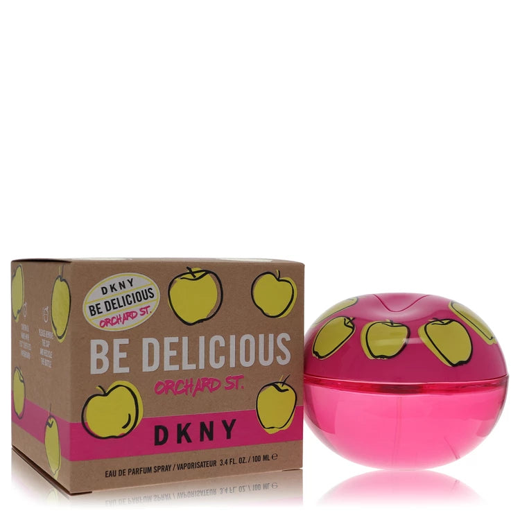 Be Delicious Orchard Street by Donna Karan Perfume bottle — Fruity Floral women fragrance with apple, pear, magnolia, rose, and sandalwood