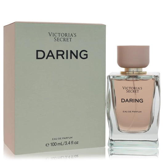 Victoria's Secret Daring Perfume bottle - amber woody fragrance with bergamot peel, oakmoss and amber
