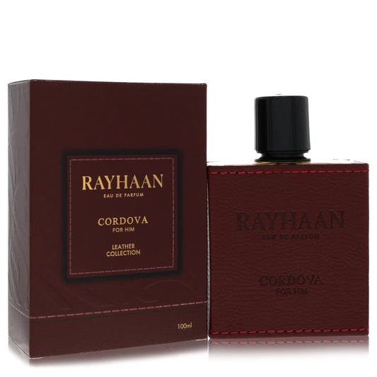 Rayhaan Cordova for Him Eau de Parfum bottle and packaging on a white background