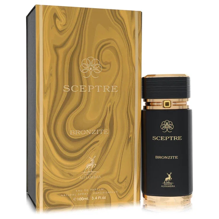 Maison Alhambra Sceptre Bronzite bottle - men's citrus amber fragrance with grapefruit, Indian ginger and ambroxan
