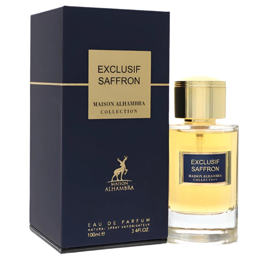 Maison Alhambra Exclusif Saffron Cologne 3.4 oz Eau De Parfum Spray (Unisex)

