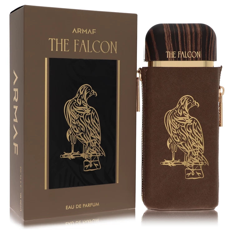 Armaf The Falcon perfume with packaging on a white background