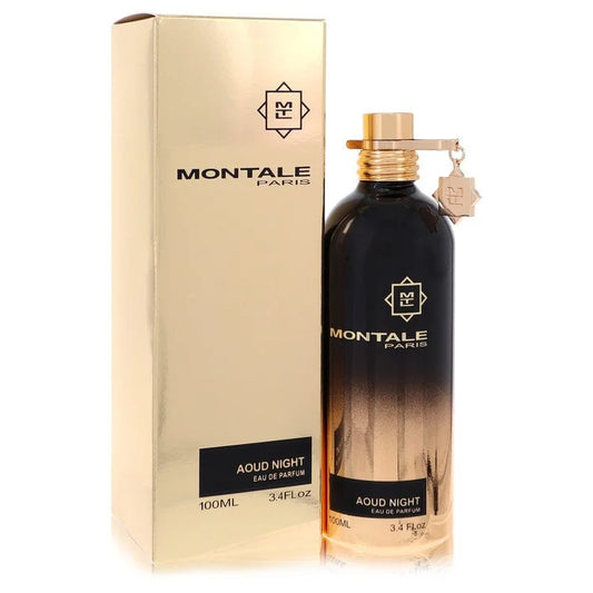 Montale Aoud Night perfume bottle for women and men by Montale — Oriental woody fragrance with rose, aoud, smoky accords, spices, musk, amber, and sandalwood notes