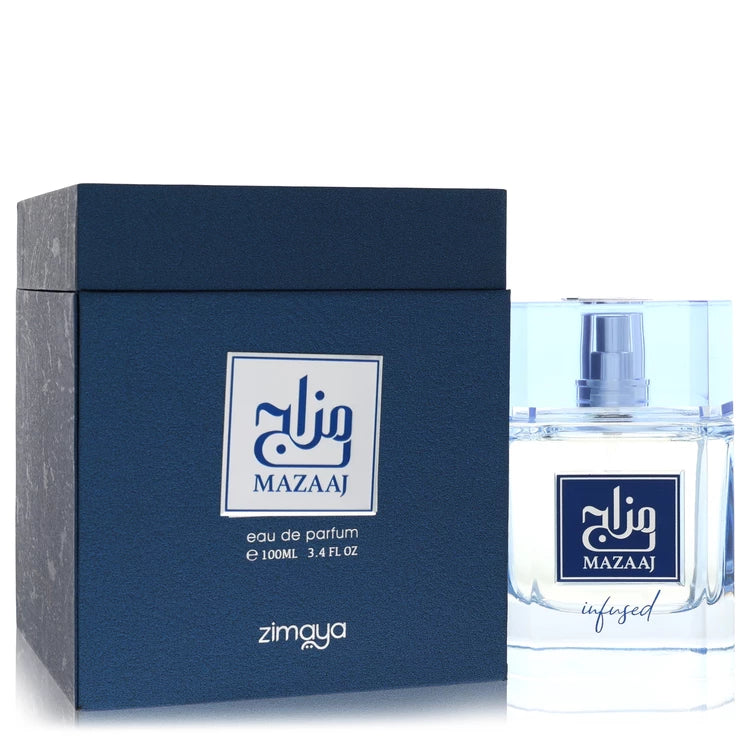 Afnan Zimaya Mazaaj Infused bottle - fresh citrus woody fragrance with bergamot, neroli, ginger and ambroxan
