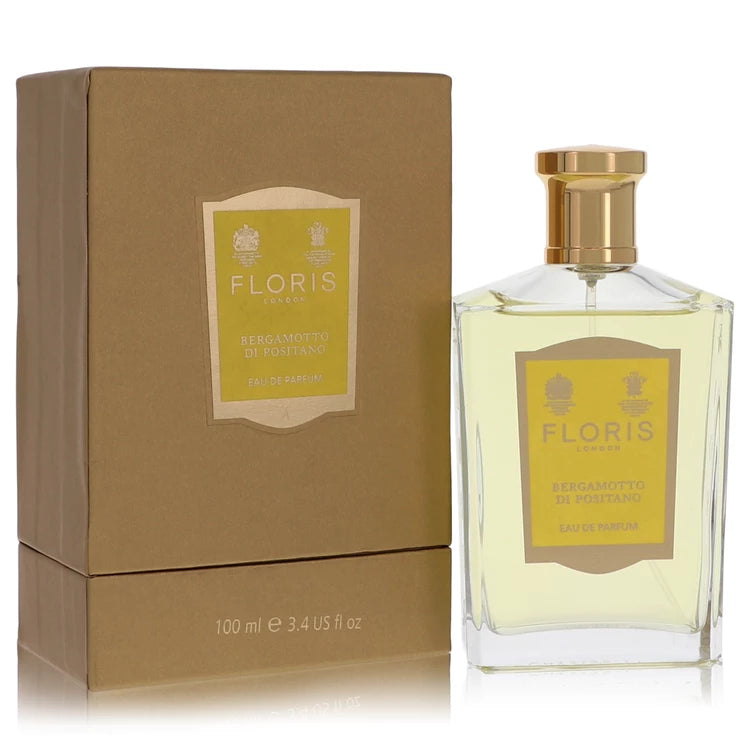 Floris Bergamotto Di Positano bottle - citrus aromatic fragrance with bergamot, mandarin, ginger, green tea, and ambrox