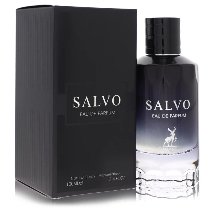 Maison Alhambra Salvo Cologne bottle — spicy amber men's fragrance with bergamot, Sichuan pepper, star anise, vanilla and ambroxan
