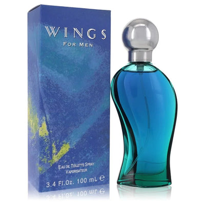 Giorgio Beverly Hills Wings Eau de Toilette bottle — Fresh Aromatic Green men's cologne with lavender, green notes, neroli, and cedar notes