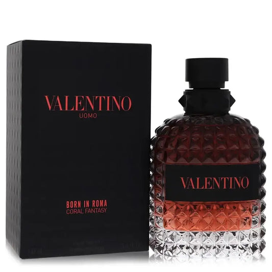 Valentino Uomo Born In Roma Coral Fantasy Cologne 3.4 oz Eau De Toilette Spray
