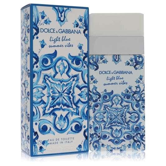 Light Blue Summer Vibes Perfume 3.4 oz Eau De Toilette Spray