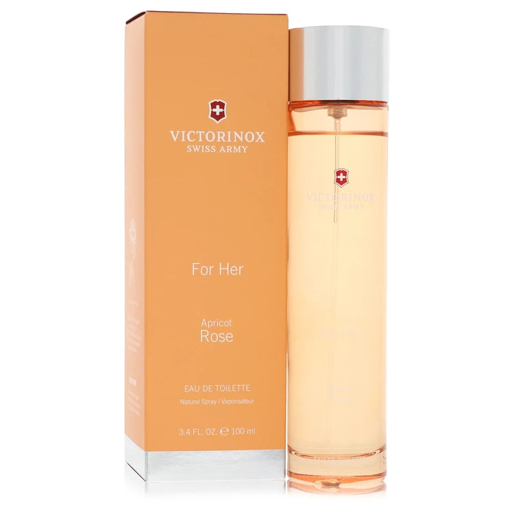 Victorinox Swiss Army For Her Apricot Rose perfume with grapefruit, clary sage, apricot, garden rose, raspberry and musk