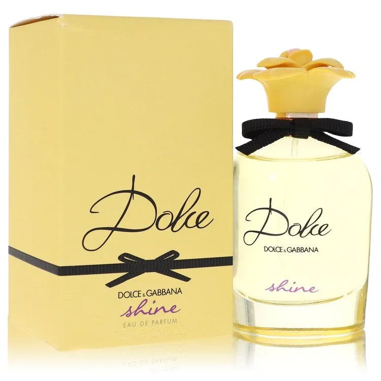 Dolce & Gabbana Shine perfume bottle and packaging on a white background