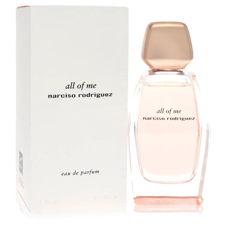 Narciso Rodriguez All Of Me Perfume bottle — Floral Woody Musk women's fragrance with magnolia, rose, bourbon geranium, musk, and sandalwood notes
