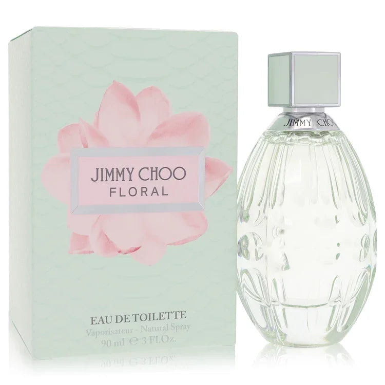 Jimmy Choo Floral Perfume bottle — Floral Fruity women's fragrance with bergamot, nectarine, magnolia, sweet pea, and ambroxan notes