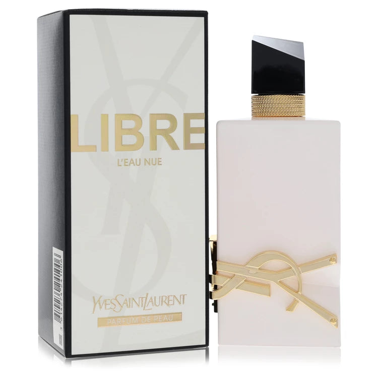 3 oz Yves Saint Laurent Libre L'Eau Nue Eau de Toilette bottle - Women's citrus floral fragrance with bergamot, mandarin, neroli, petitgrain, orange blossom, jasmine, musk, and amber