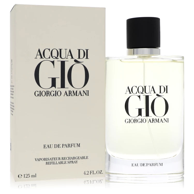 Acqua Di Gio Cologne 4.2 oz Eau De Parfum Refillable Spray
