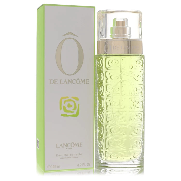 Lancome O de Lancome perfume bottle and packaging on a white background