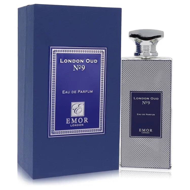 EMOR London Eau de Parfum bottle and packaging on a white background