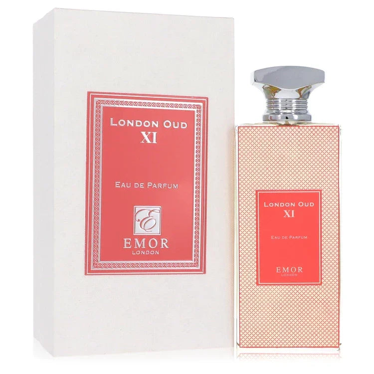 EMOR London perfume bottle and packaging on a white background