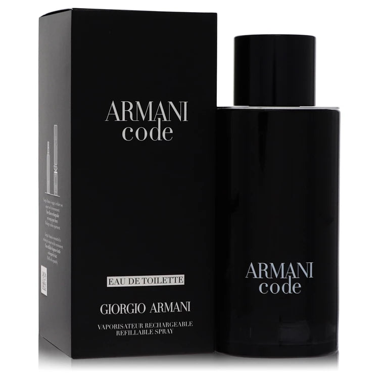 Armani Code Cologne 4.2ozEauDeToiletteSprayRefillable