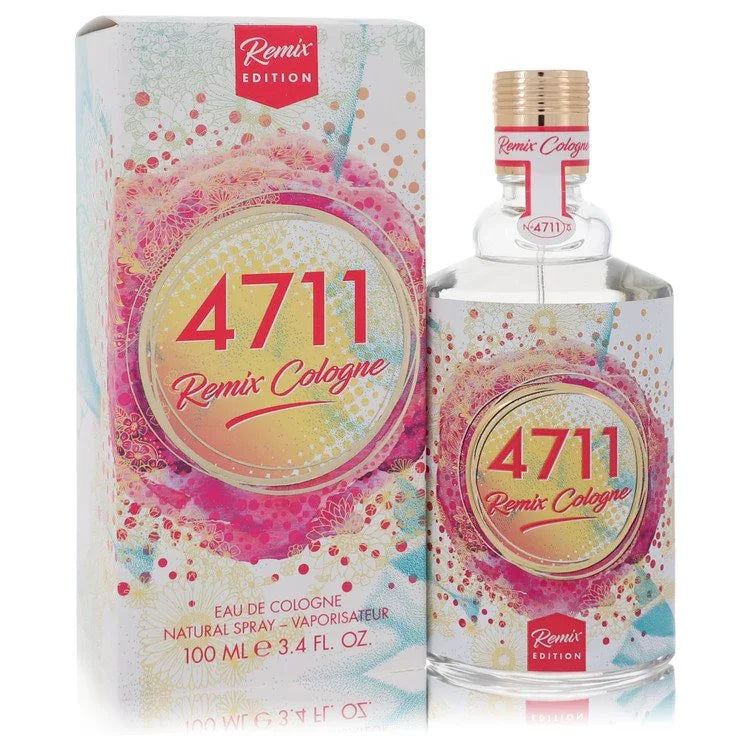 4711 Remix Neroli Eau de Cologne bottle — floral fruity citrus fragrance with mandarin orange, neroli, and peach.