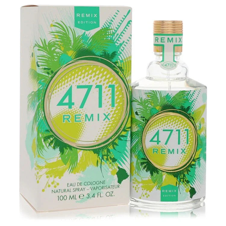 4711 Remix cologne bottle and packaging on a white background