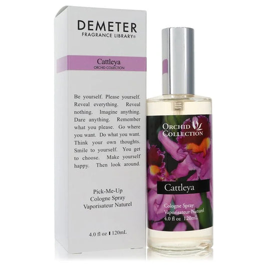 Demeter Cattleya Orchid perfume bottle — floral fragrance with a citrusy top note, creamy orchid accord, and patchouli
