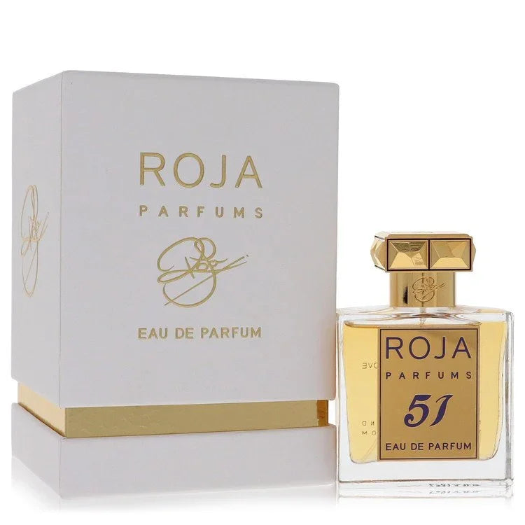 Roja Parfums Eau de Parfum bottle and packaging on a white background