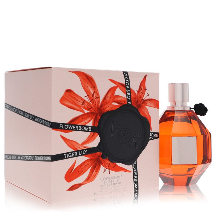 3.4 oz Eau De Parfum SprayFlowerbomb Tiger Lily PerfumeViktor & RolfGuilty Fragrance