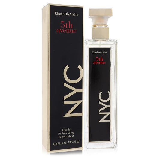 5th Avenue NYC Perfume bottle — luxury women's floral woody fragrance featuring bright notes of lilac, magnolia, and warm sandalwood