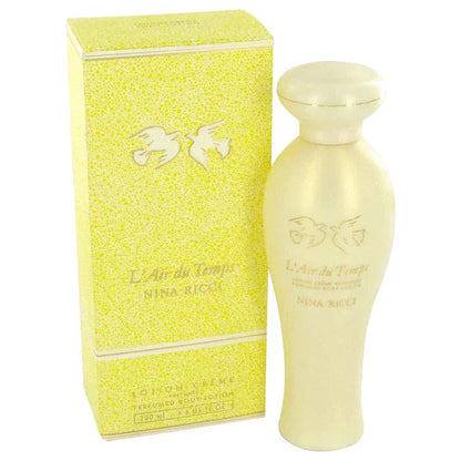Nina Ricci L'Air du Temps perfume bottle and packaging on a white background