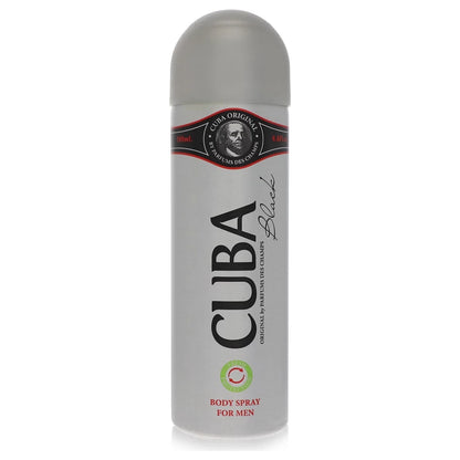 6.0 oz CUBA Black Cologne by Fragluxe bottle, a bold and magnetic oriental, woody, and spicy fragrance for men.